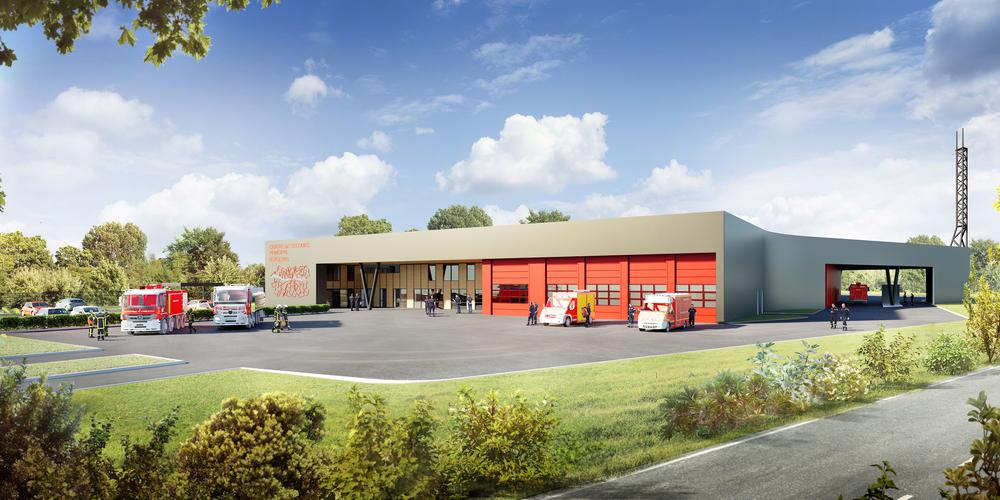 Construction du nouveau centre d’incendie et de secours de Bergerac